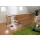 Laminated SDF (White) with Plush Peweter Top and Soft Pewter Steps