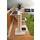 Laminated SDF (White) with Plush Peweter Top and Soft Pewter Steps